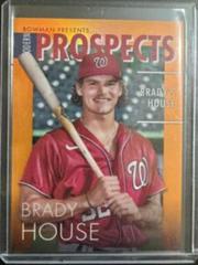 Brady House [Orange] Baseball Cards 2023 Bowman Modern Prospects Prices