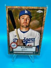A. J. Pollock [Rose Gold Wave] #472 Baseball Cards 2021 Topps Chrome Platinum Anniversary Prices