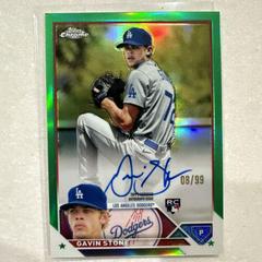 Gavin Stone [Green] #RA-GS Baseball Cards 2023 Topps Chrome Update Rookie Autographs Prices