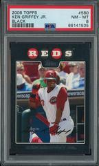 Ken Griffey Jr. [Black] #580 Baseball Cards 2008 Topps Prices