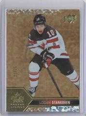 Logan Stankoven [Gold Dots] #11 Hockey Cards 2022 Upper Deck Team Canada Juniors Prices