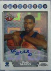 O.J. Mayo [Autograph Xfractor] #223 Basketball Cards 2008 Topps Chrome Prices