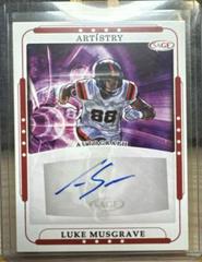Luke Musgrave #ART-LM Football Cards 2023 Sage Artistry Autographs Prices
