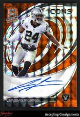 Charles Woodson [Orange] #ICN-CWO Football Cards 2022 Panini Spectra Icons Autographs Prices
