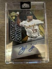 Ke'Bryan Hayes [Gold Refractor] #SFA-KH Baseball Cards 2021 Topps Chrome Black Super Futures Autographs Prices