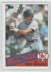 Reid Nichols #37 Baseball Cards 1985 Topps Prices