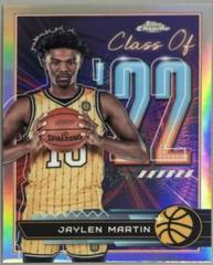 Jaylen Martin #CO-11 Basketball Cards 2022 Topps Chrome OTE Overtime Elite Class of Prices