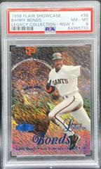 Barry Bonds [1 of 1 Masterpiece Row 0] #36 Baseball Cards 1998 Flair Showcase Legacy Collection Prices