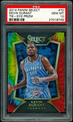 Kevin Durant [Tie Dye Prizm] Basketball Cards 2014 Panini Select Prices