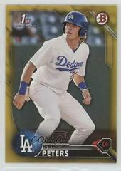 D.J. Peters [Gold] #BD-75 Baseball Cards 2016 Bowman Draft Prices