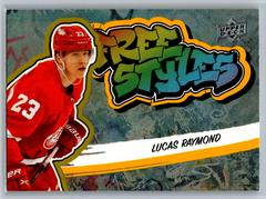 Lucas Raymond [Gold] Hockey Cards 2022 Upper Deck Freestyles Prices