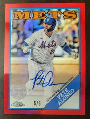 Pete Alonso [Red] Baseball Cards 2023 Topps Chrome 1988 Autographs Prices
