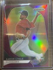 Aaron Civale [Purple Prizm] #211 Baseball Cards 2020 Panini Prizm Prices