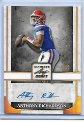 Anthony Richardson [Gold Spectrum] Football Cards 2022 Leaf Ultimate Draft Autographs Prices