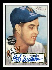 Hoyt Wilhelm Baseball Cards 2001 Topps Heritage Autographs Prices