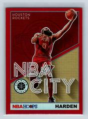 James Harden [Red] Basketball Cards 2019 Panini Hoops Premium Stock NBA City Prices