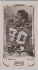 Barry Sanders [Mini Red Back] #24 Football Cards 2009 Topps Mayo Prices