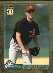 Roy Oswalt [Gold] Baseball Cards 2001 Topps Traded Prices