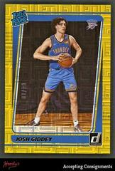 Josh Giddey [Choice Gold] Basketball Cards 2021 Panini Donruss Prices