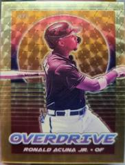 Ronald Acuna Jr. [Gold] #20 Baseball Cards 2021 Panini Chronicles Overdrive Prices