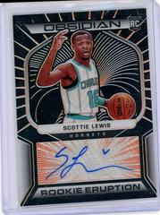 Scottie Lewis [Orange] Basketball Cards 2021 Panini Obsidian Rookie Eruption Signatures Prices