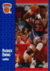 Patrick Ewing [3-D Wrapper Redemption] Basketball Cards 1991 Fleer Prices
