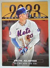 Pete Alonso [Gold] Baseball Cards 2024 Topps Greatest Hits Prices