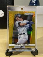 Derek Jeter [Gold Prizm] #44 Baseball Cards 2013 Panini Prizm Prices