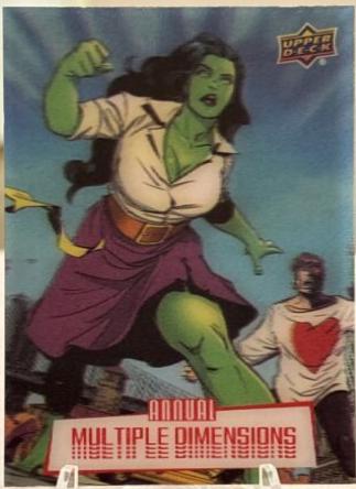 She-Hulk #MD17 Marvel 2022 Upper Deck Annual Multiple Dimensions