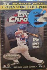 Blaster Box Baseball Cards 2007 Topps Chrome Prices