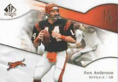 Ken Anderson #108 Football Cards 2009 SP Authentic Prices