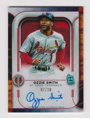 Ozzie Smith [Red] #TA-OS Baseball Cards 2022 Topps Tribute Autographs Prices
