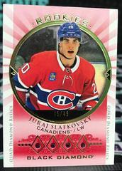Juraj Slafkovsky [Relics Ruby ] #BDR-JS Hockey Cards 2022 Upper Deck Black Diamond Prices