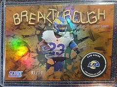 Cam Akers [First Down] Football Cards 2022 Panini Score Breakthrough Prices
