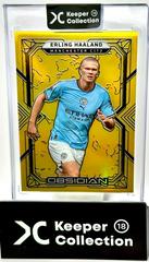Erling Haaland [Gold Flood] #68 Soccer Cards 2022 Panini Obsidian Prices