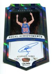 Stephen Curry #3 Basketball Cards 2023 Panini Crown Royale Regal Achievements Signature Prices