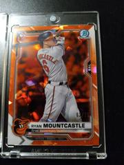 Ryan Mountcastle [SP Orange] #64 Baseball Cards 2021 Bowman Chrome Sapphire Prices