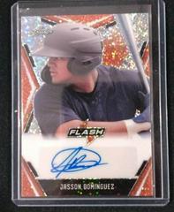 Jasson Dominguez [Orange] #BA-JD1 Baseball Cards 2020 Leaf Flash Autographs Prices