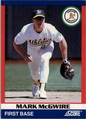 Mark McGwire Baseball Cards 1991 Score Superstars Prices