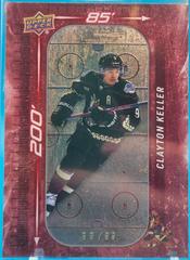 Clayton Keller [Red] #DM-100 Hockey Cards 2023 Upper Deck 200' x 85' Prices