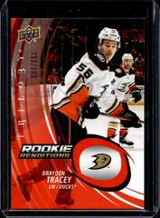 Brayden Tracey [Red] #RR-10 Hockey Cards 2022 Upper Deck Trilogy Rookie Renditions Prices