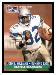 John L. Williams Football Cards 1991 Pro Set Prices