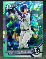 Curtis Mead [Aqua Sapphire] #BCP-10 Baseball Cards 2022 Bowman Chrome Prospects Prices