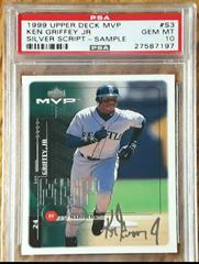 Ken Griffey Jr. [Silver Script Sample] #S3 Baseball Cards 1999 Upper Deck MVP Prices