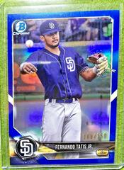 Fernando Tatis Jr. [Blue Refractor] #BCP-114 Baseball Cards 2018 Bowman Chrome Prospects Prices