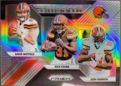 Browns #TRI-CLE Football Cards 2018 Panini Prizm Trifecta Prices