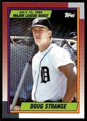 Doug Strange #124 Baseball Cards 1990 Topps Major League Debut Prices