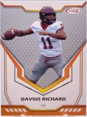Davius Richard #71 Football Cards 2024 Sage Prices