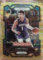 LaMelo Ball [Gold Wave Millionaire] Basketball Cards 2023 Panini Prizm Monopoly Prices