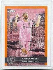 Lionel Messi [Orange] #BCS-7 Soccer Cards 2023 Topps Chrome MLS Big City Strikers Prices